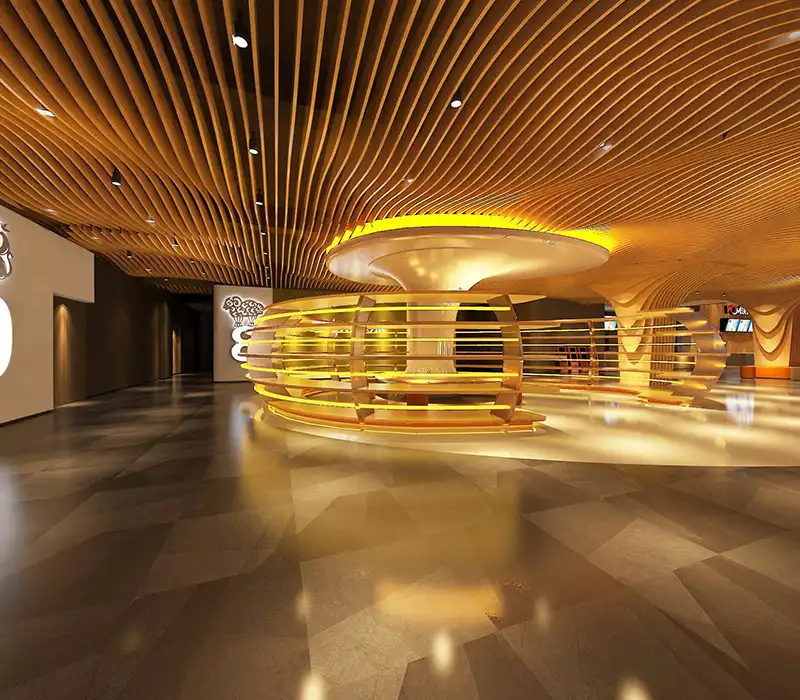 Curved Aluminum Slats