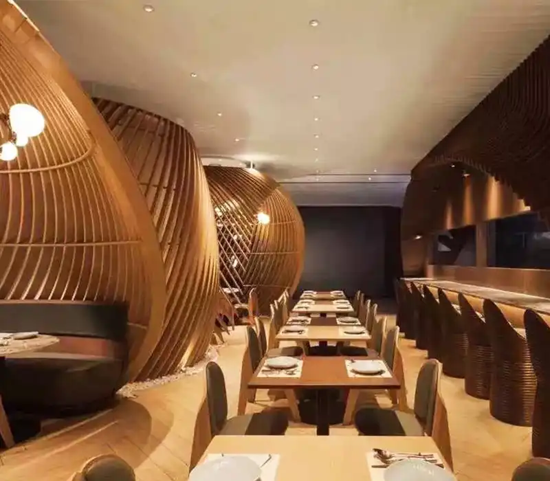 Curved Aluminum Slats